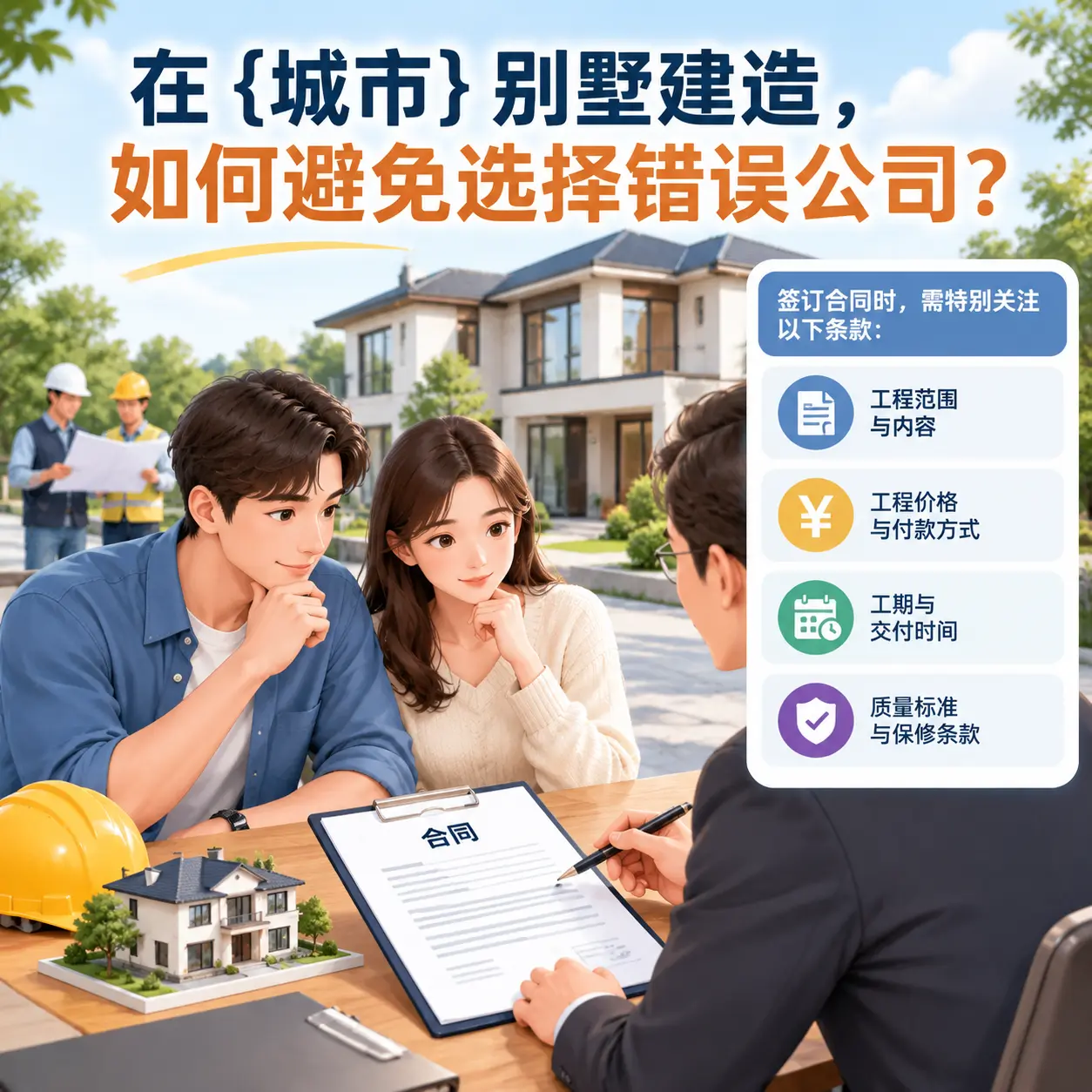 在 七星关 别墅建造,如何避免选择错误公司?