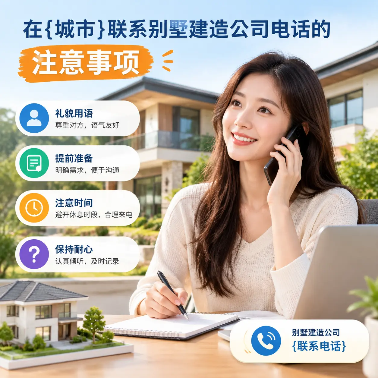 在七星关联系别墅建造公司电话的注意事项