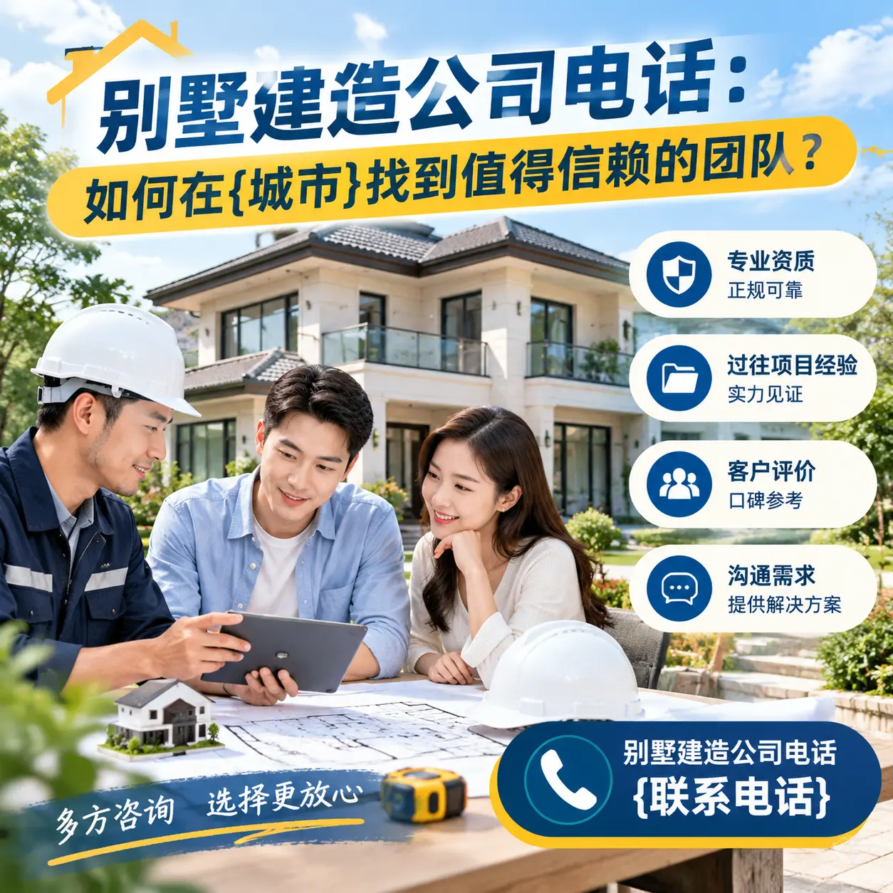 别墅建造公司电话:如何在七星关找到值得信赖的团队?