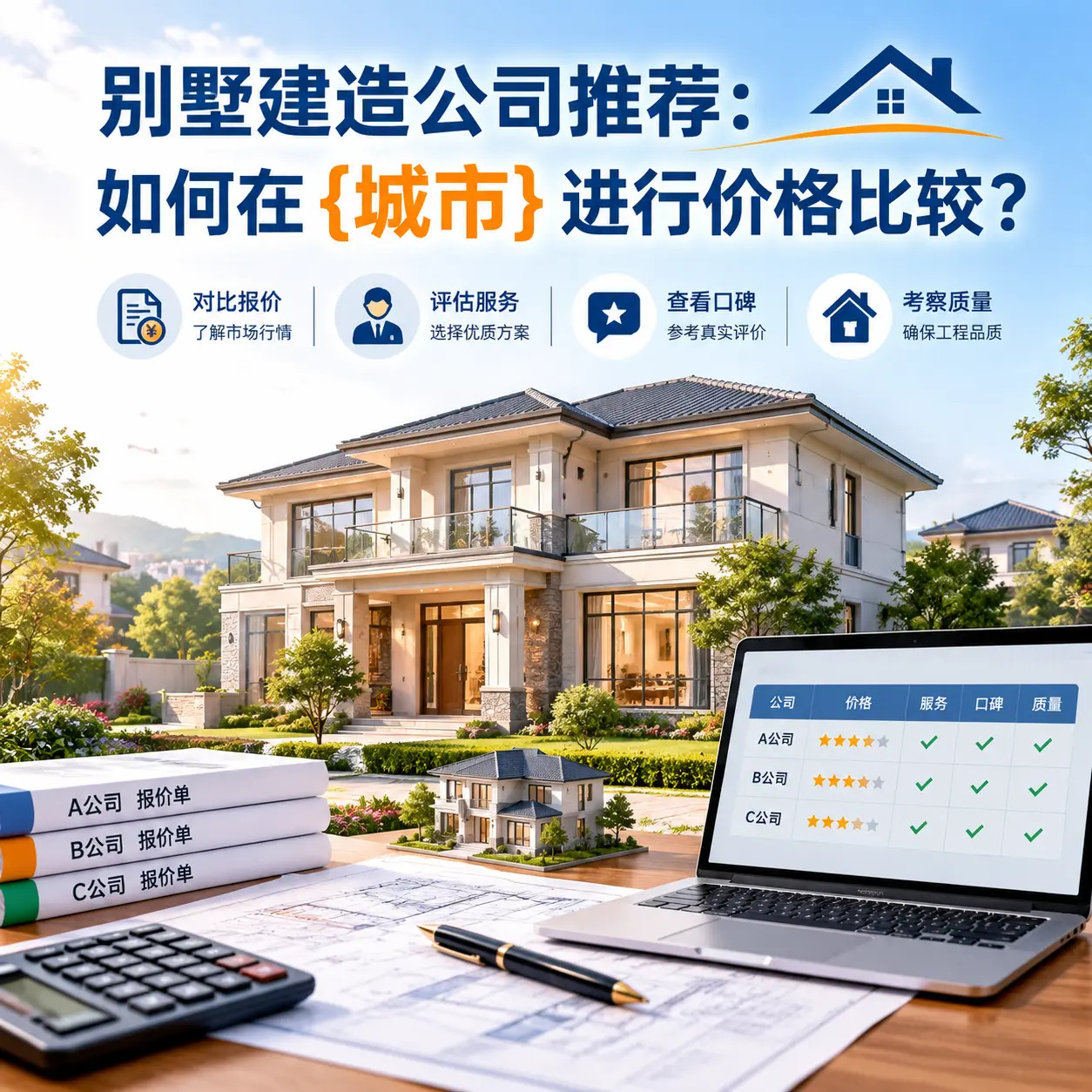 别墅建造公司推荐：如何在 七星关 进行价格比较？