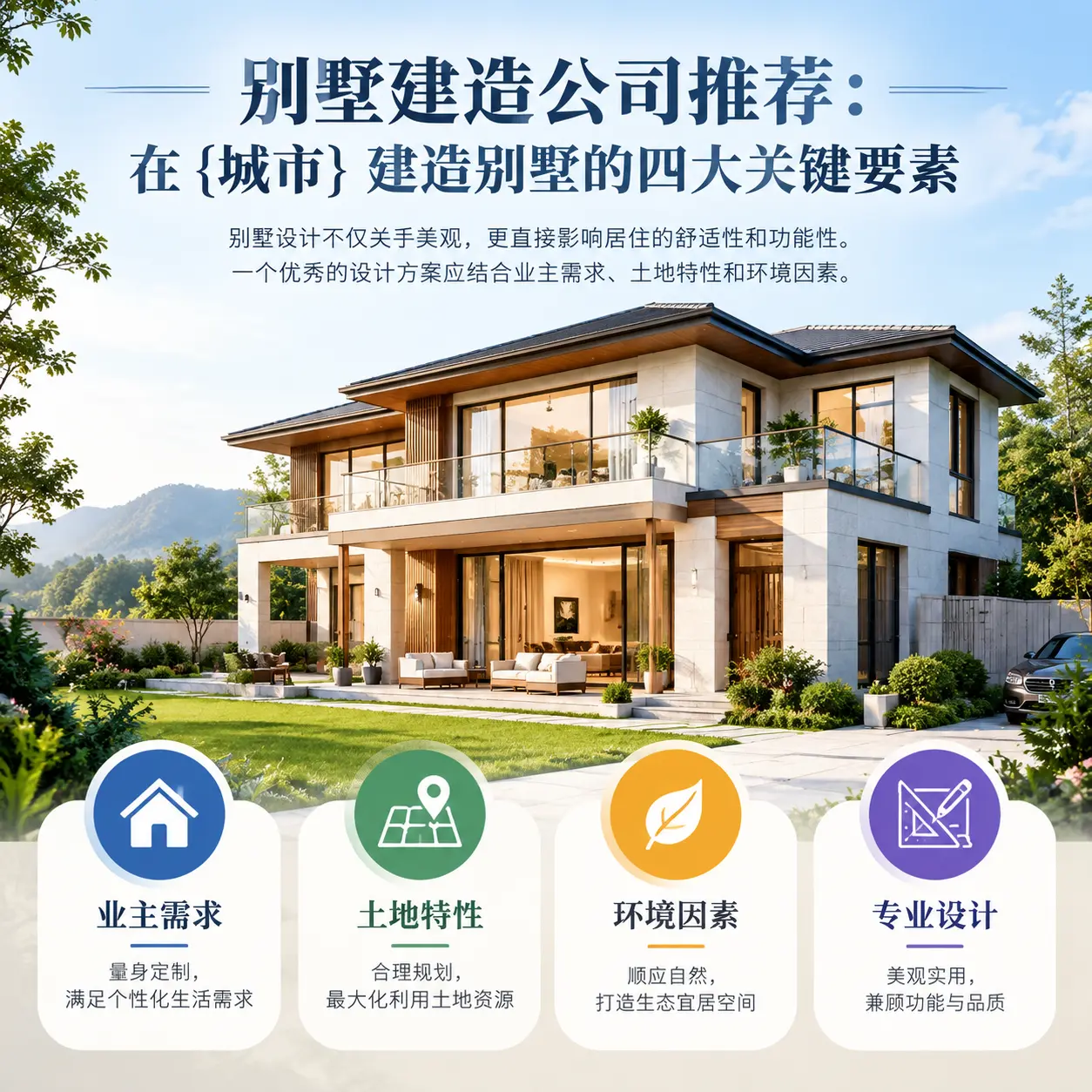 别墅建造公司推荐：在 七星关 建造别墅的四大关键要素