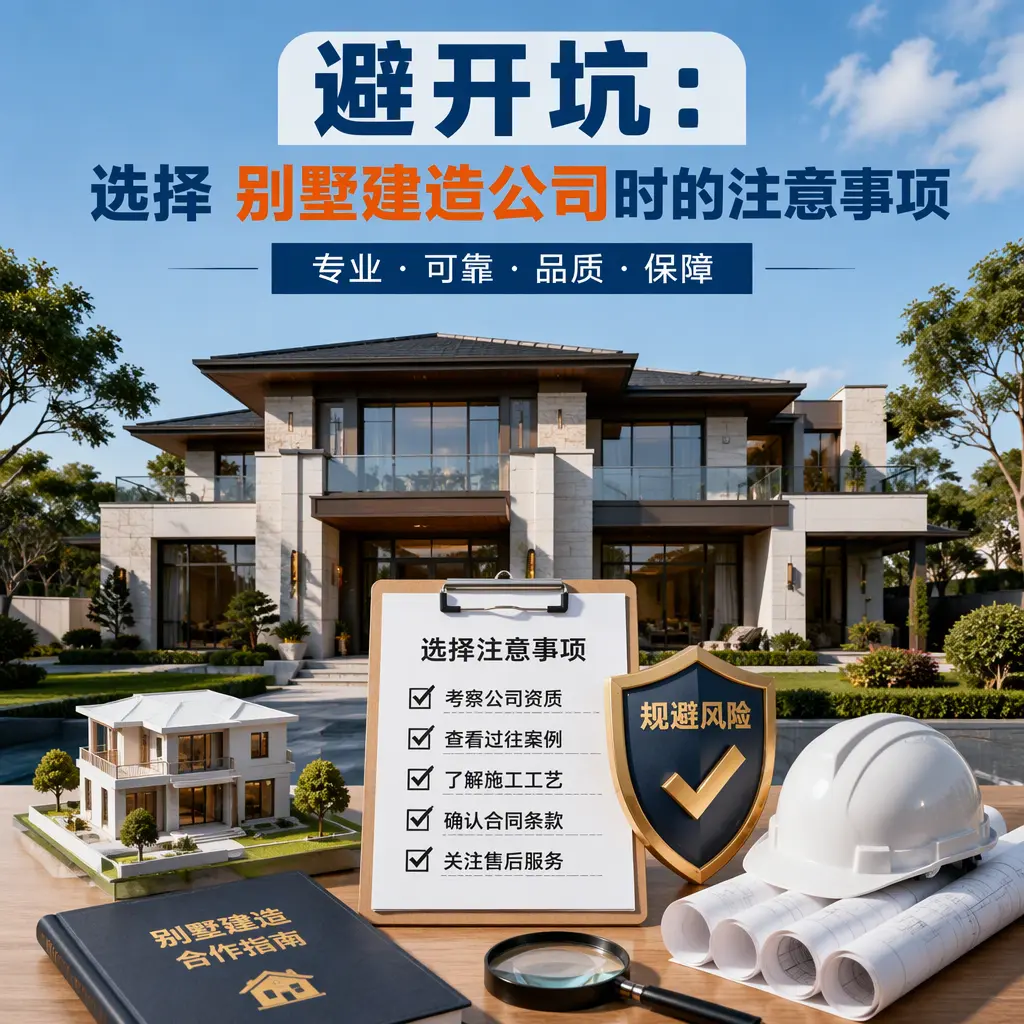 避开坑:选择 七星关 别墅建造公司时的注意事项