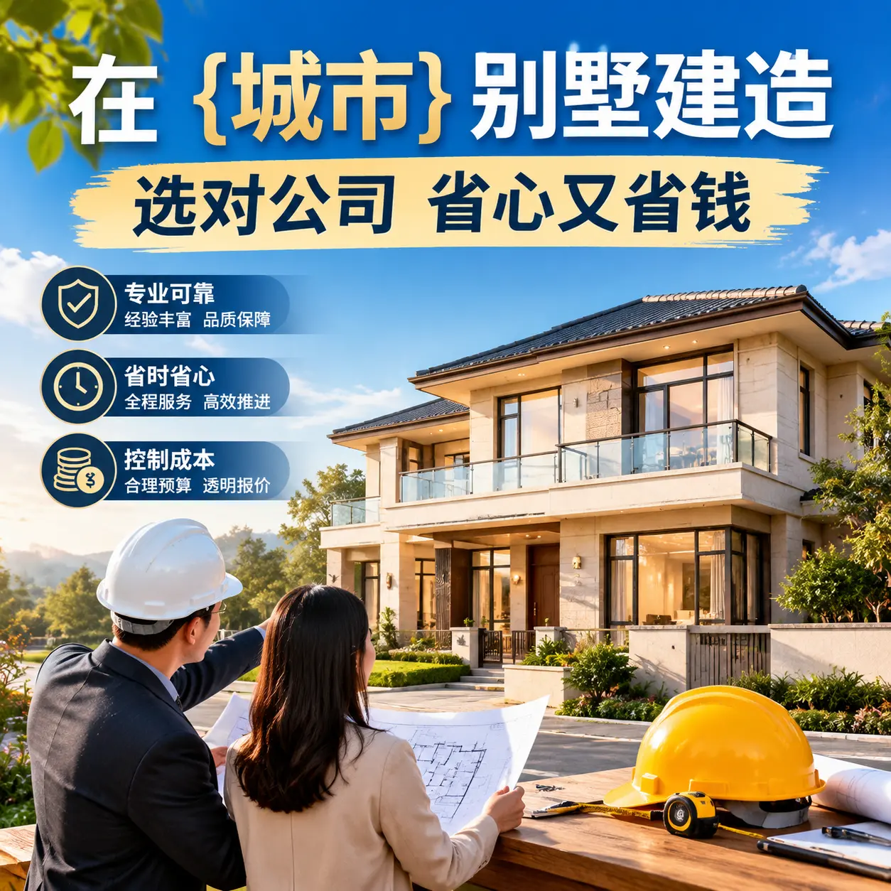在 七星关 别墅建造，选对公司省心又省钱
