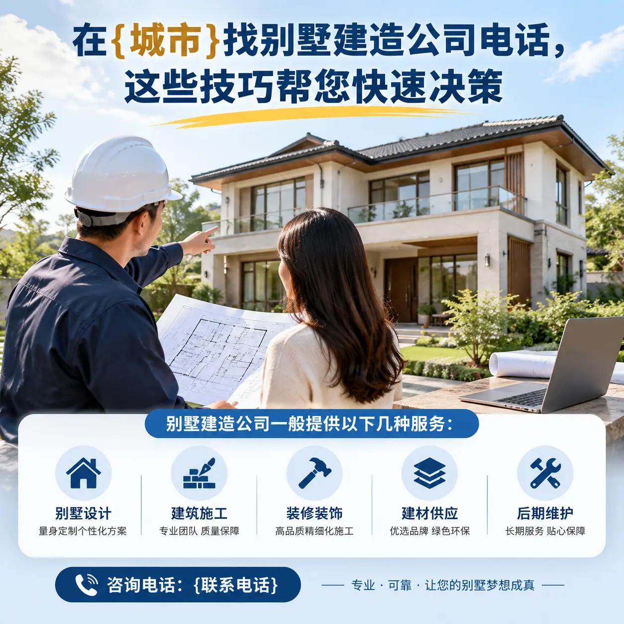 在七星关找别墅建造公司电话,这些技巧帮您快速决策