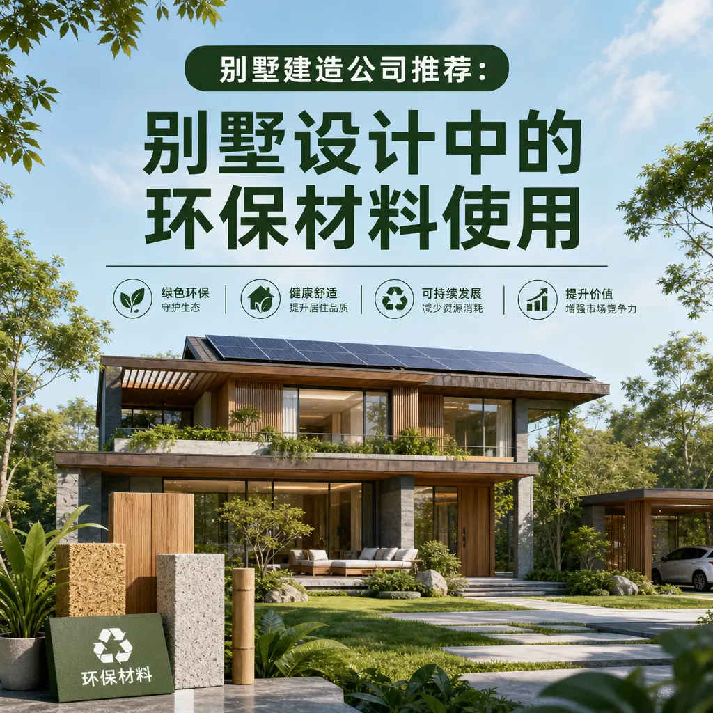 别墅建造公司推荐： 七星关 别墅设计中的环保材料使用